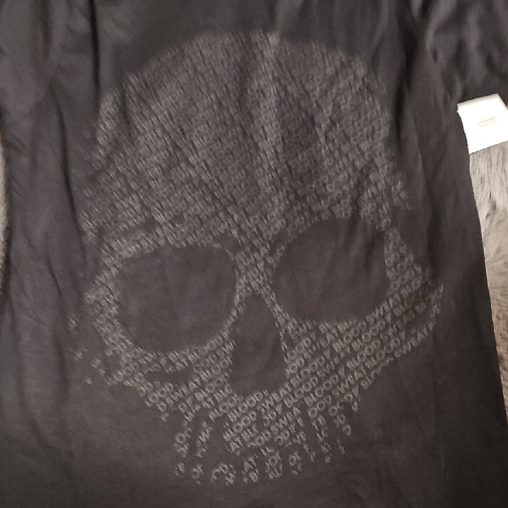 Iron Fist Black Skull Graphic Tee
